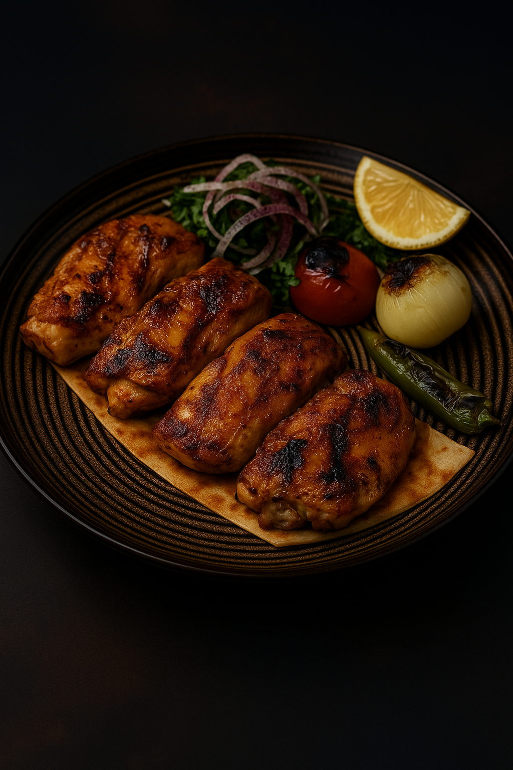 TAVUK SARMA PORSIYON وجبة شرحات فخد